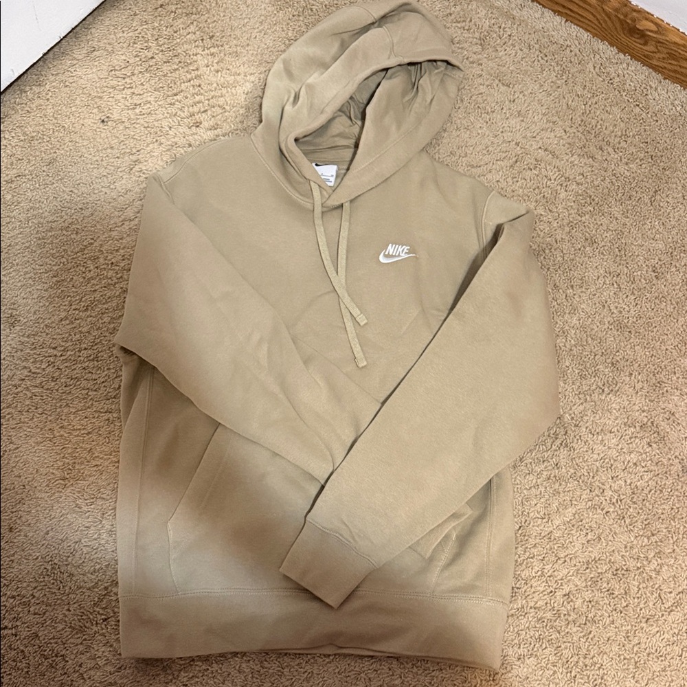 Nike Men's Beige Hoodie